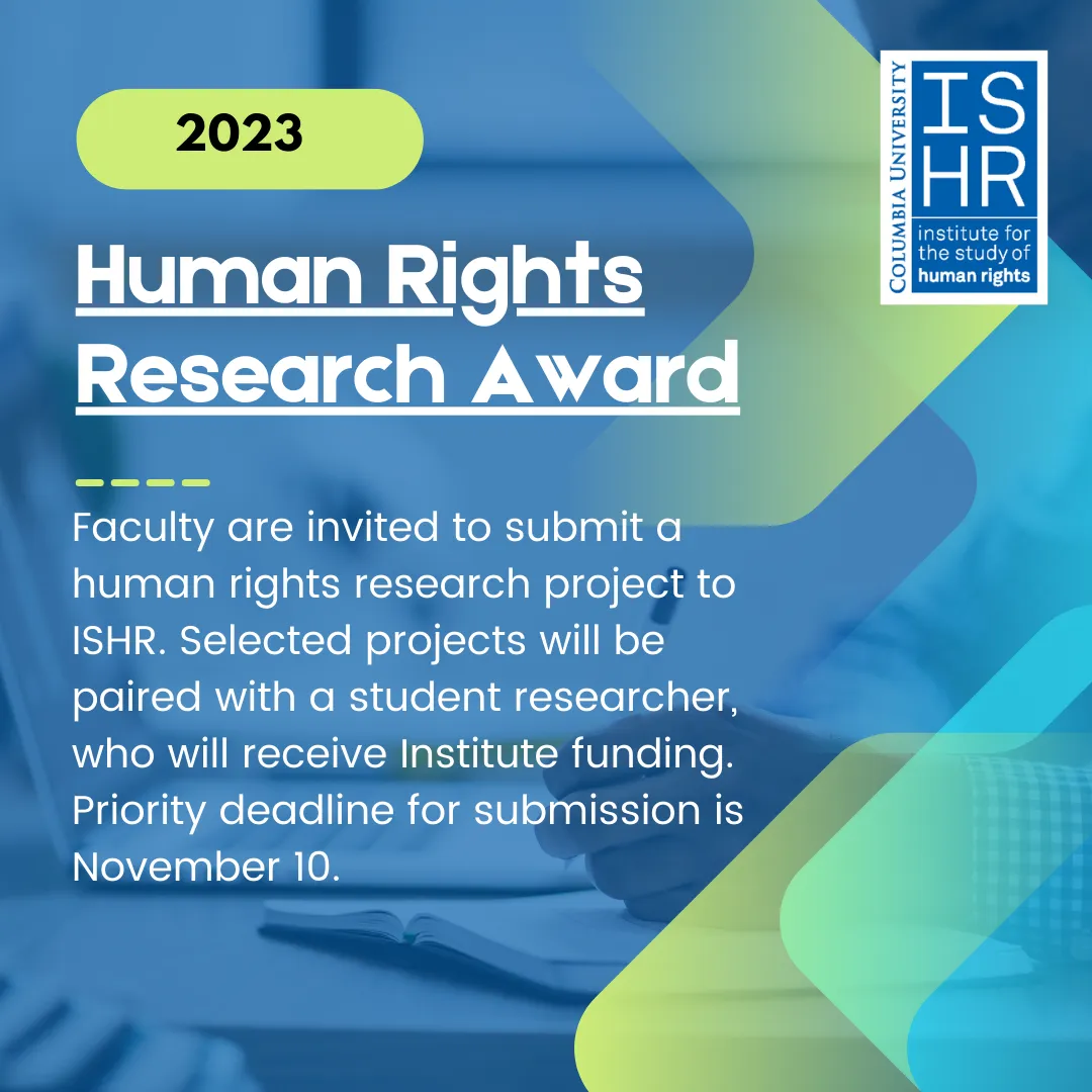 Human Rights Research Award