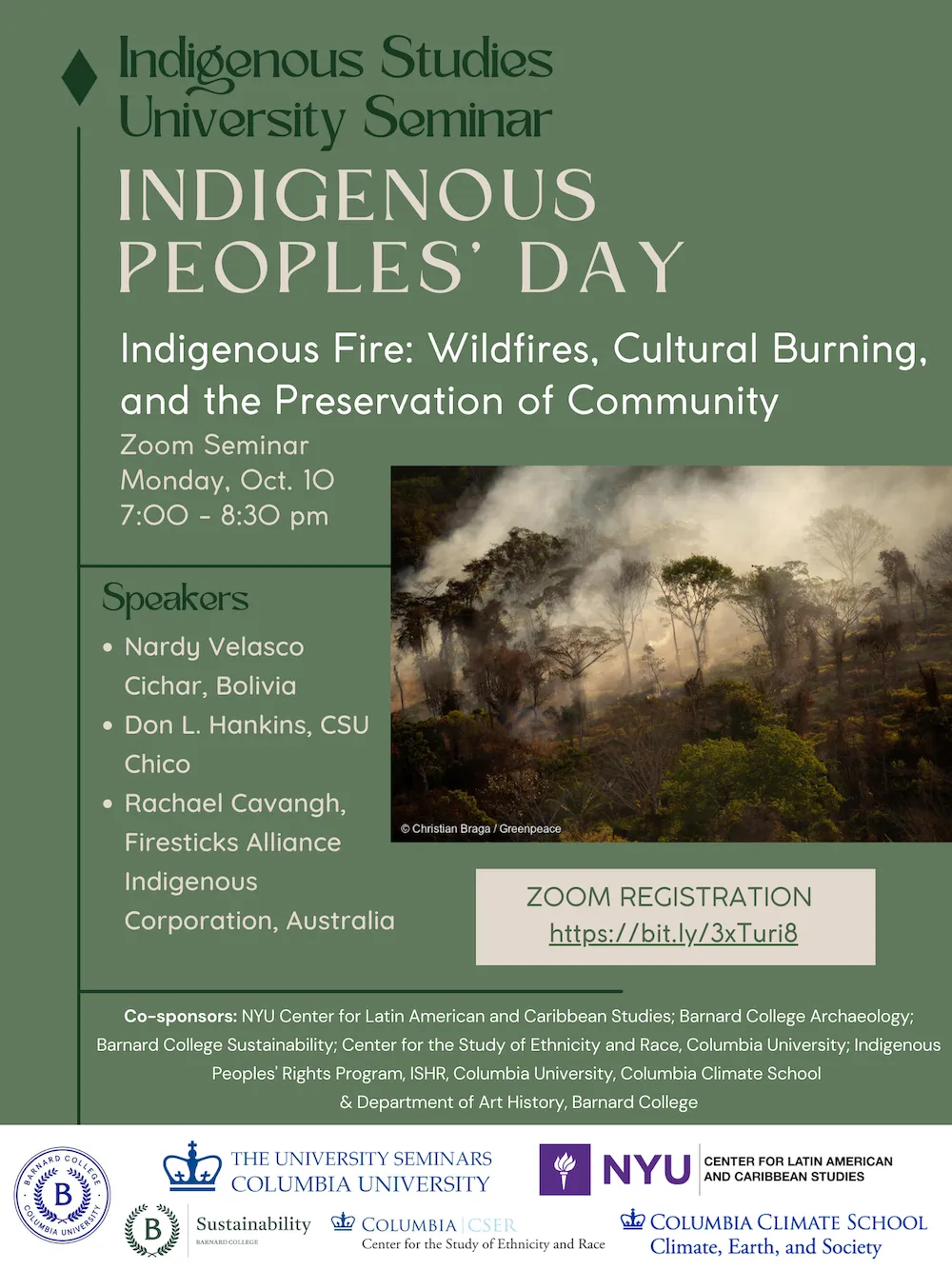 Flyer for Indigenous Peoples' Day