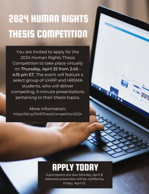 2024 Human Rights Thesis Competition