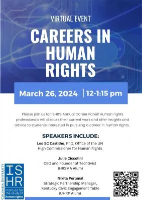 2024 Human Rights Career Panel