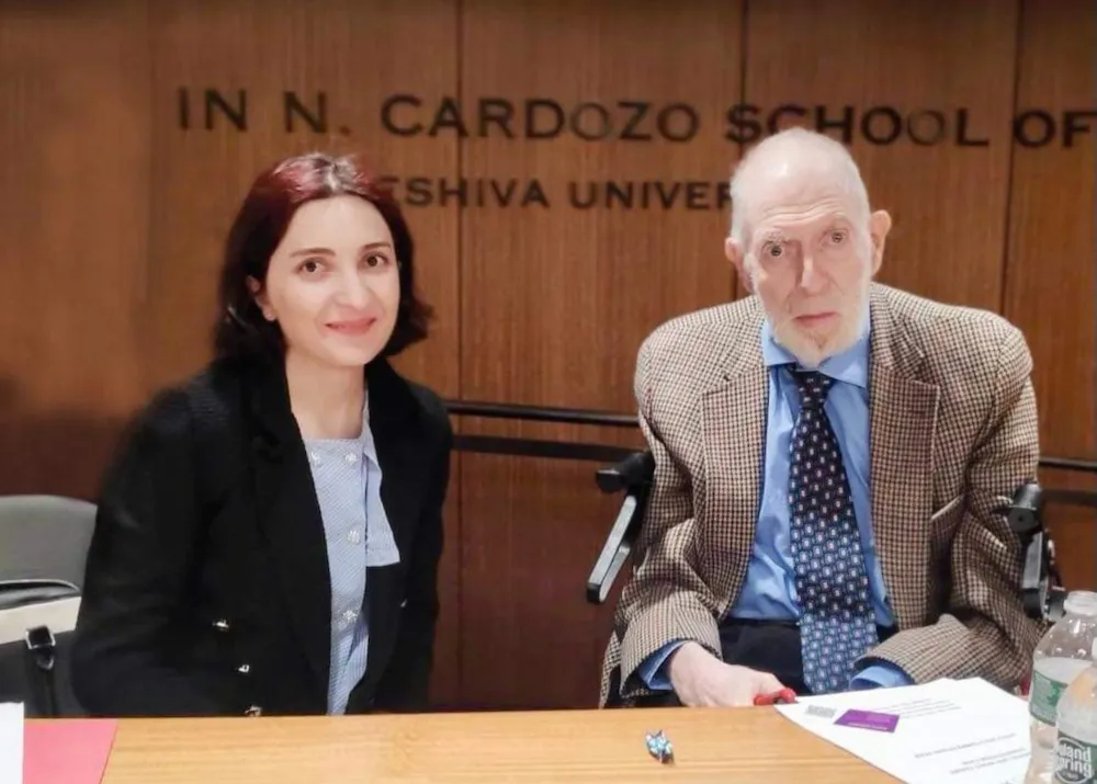 Mari Kapanadze with Mr. Monroe E. Price