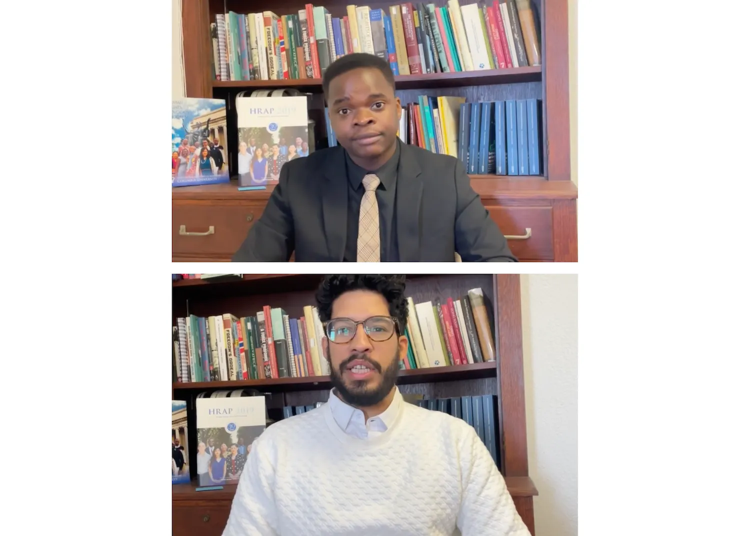 Connex Khomba and Gustavo Miranda Countinho