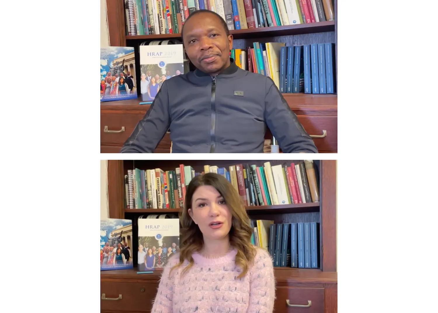 Erick Luwongo and Bojana Jokic