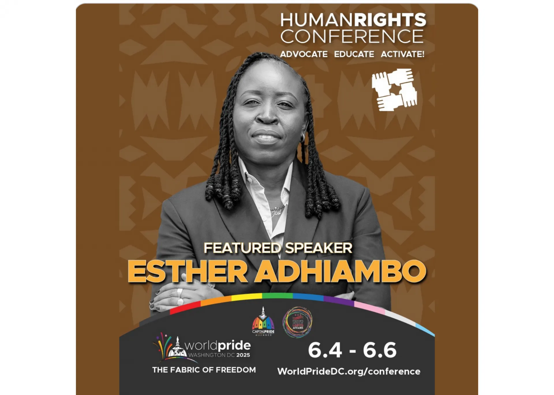 Featured speaker Esther Adhiambo