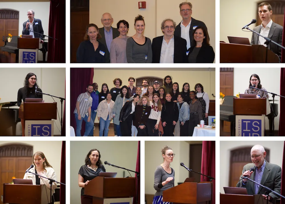 Attendees at end of year celebration
