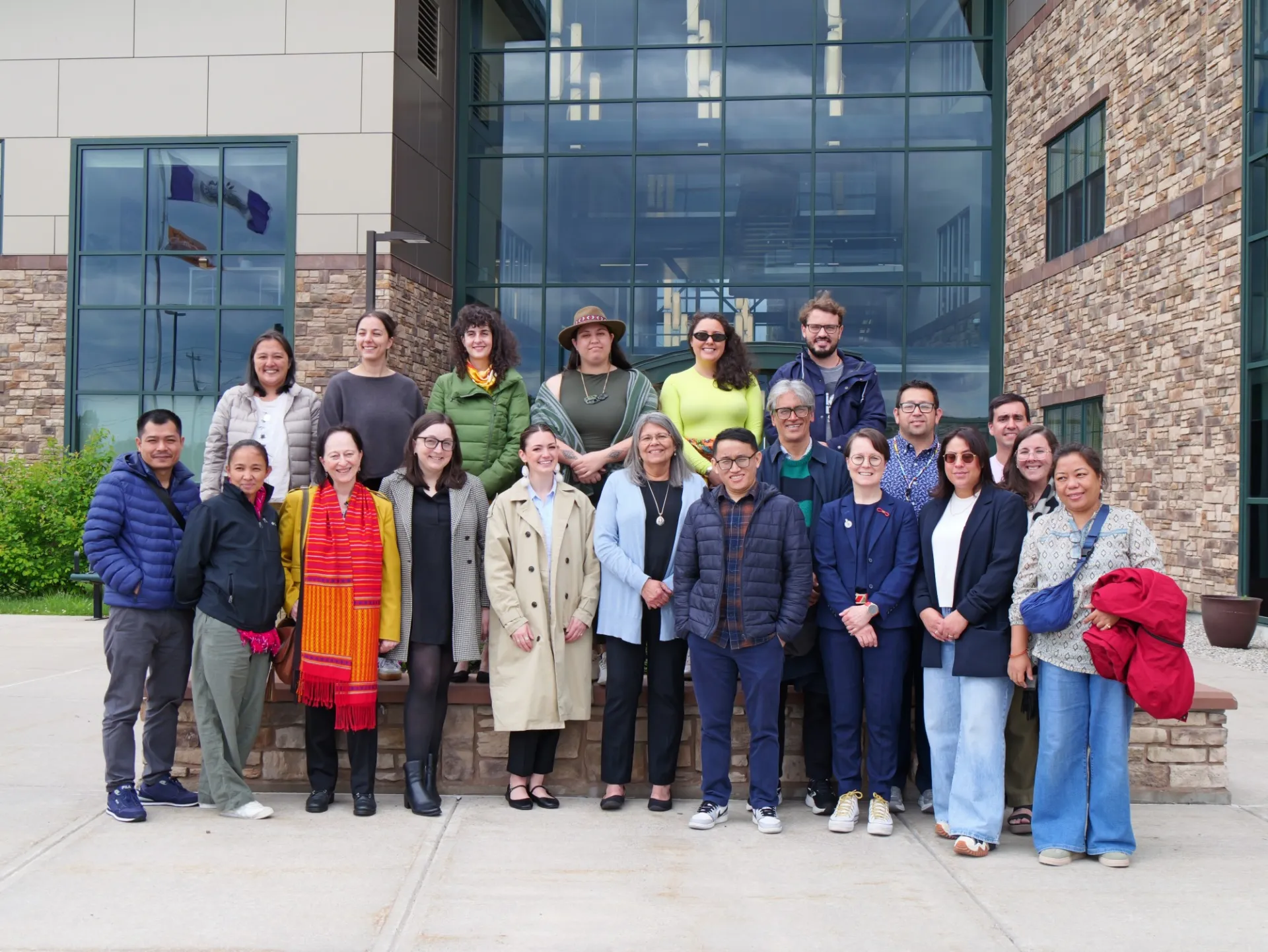 Participants and Professors in Akwesasne with the Chief of the Tribal Council and staff of the St Regis Mohawk Tribe