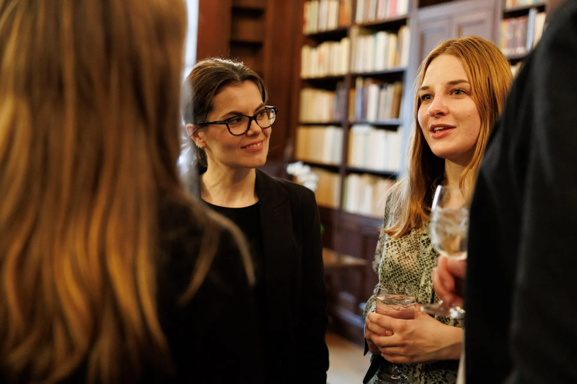 Tanya Kotelnykova (right) with Director of Education Programs, Gergana Halpern (left)