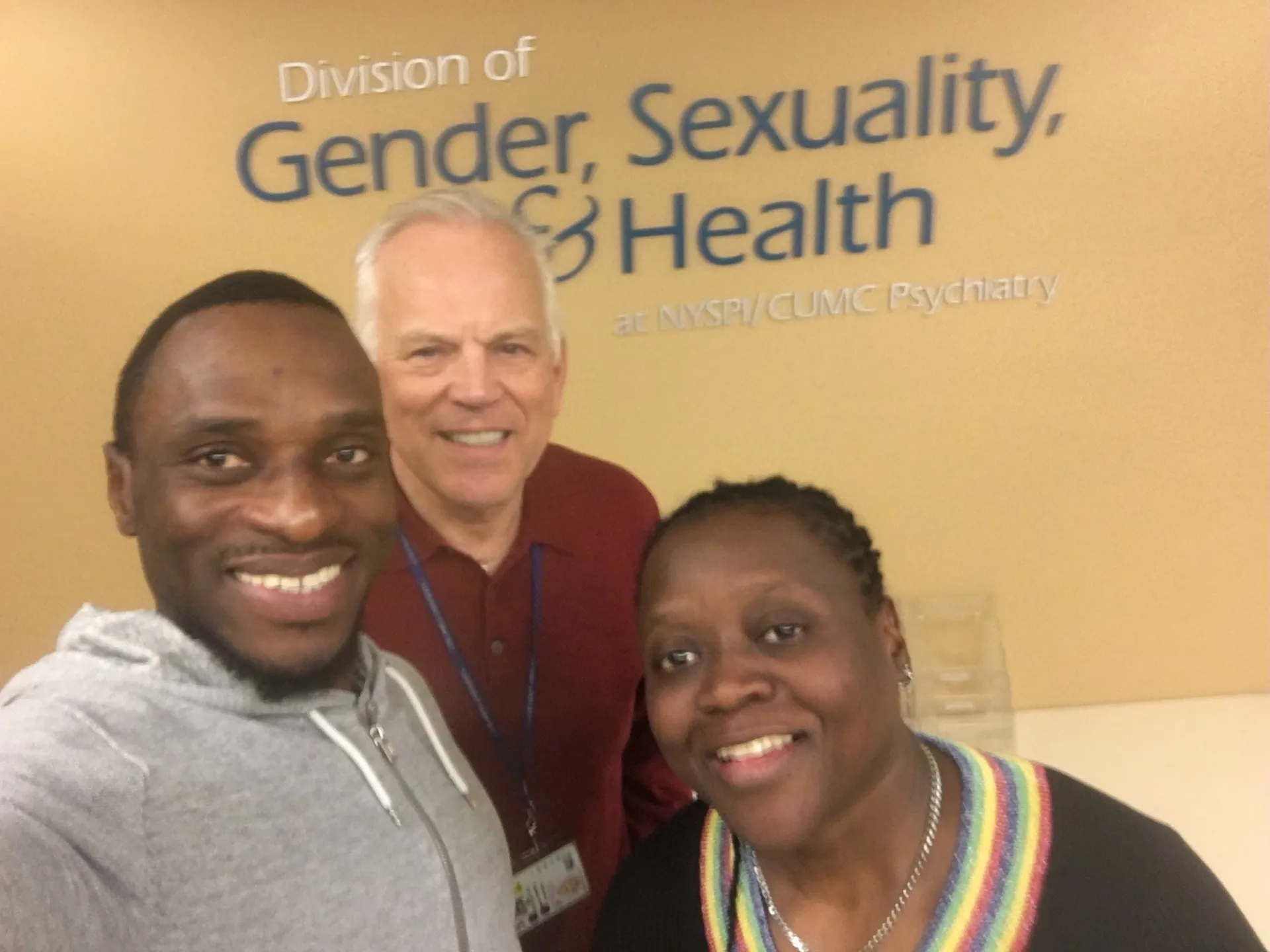 Dr. Theo with Wisdom Bebli and Nkali Biggie of the 2019 HRAP