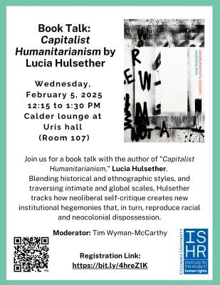 Book Talk: Capitalist Humanitarianism by Lucia Hulsether