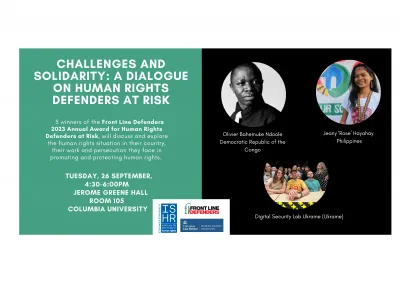 Challenges and Solidarity: A Dialogue on Human Rights Defenders at Risk