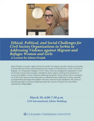 Ethical, Political, and Social Challenges for Civil Society Organizations in Serbia in Addressing Violence against Migrant and Refugee Women and Girls