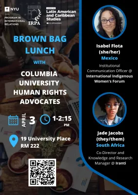 Brown Bag Lunch with Human Rights Advocates