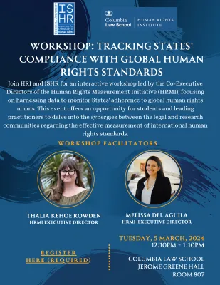 Workshop: Tracking States' Compliance With Global Human Rights Standards