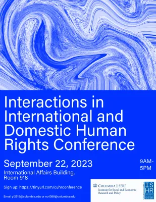 Conference on Interactions in International and Domestic Human Rights
