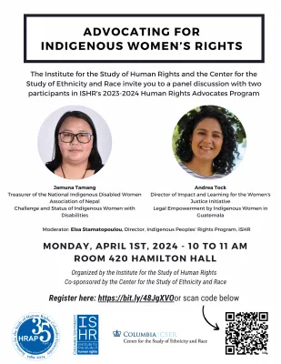 Advocating for Indigenous Women's Rights