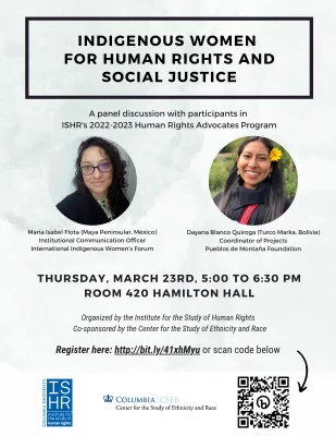 Indigenous Women for human rights and social justice