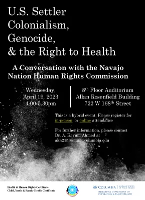 US Settler Colonialism, Genocide, and the Right to Health: A Conversation with the Navajo Nation Human Rights Commission