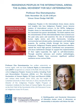 Indigenous Peoples in the International Arena: The Global Movement for Self-Determination