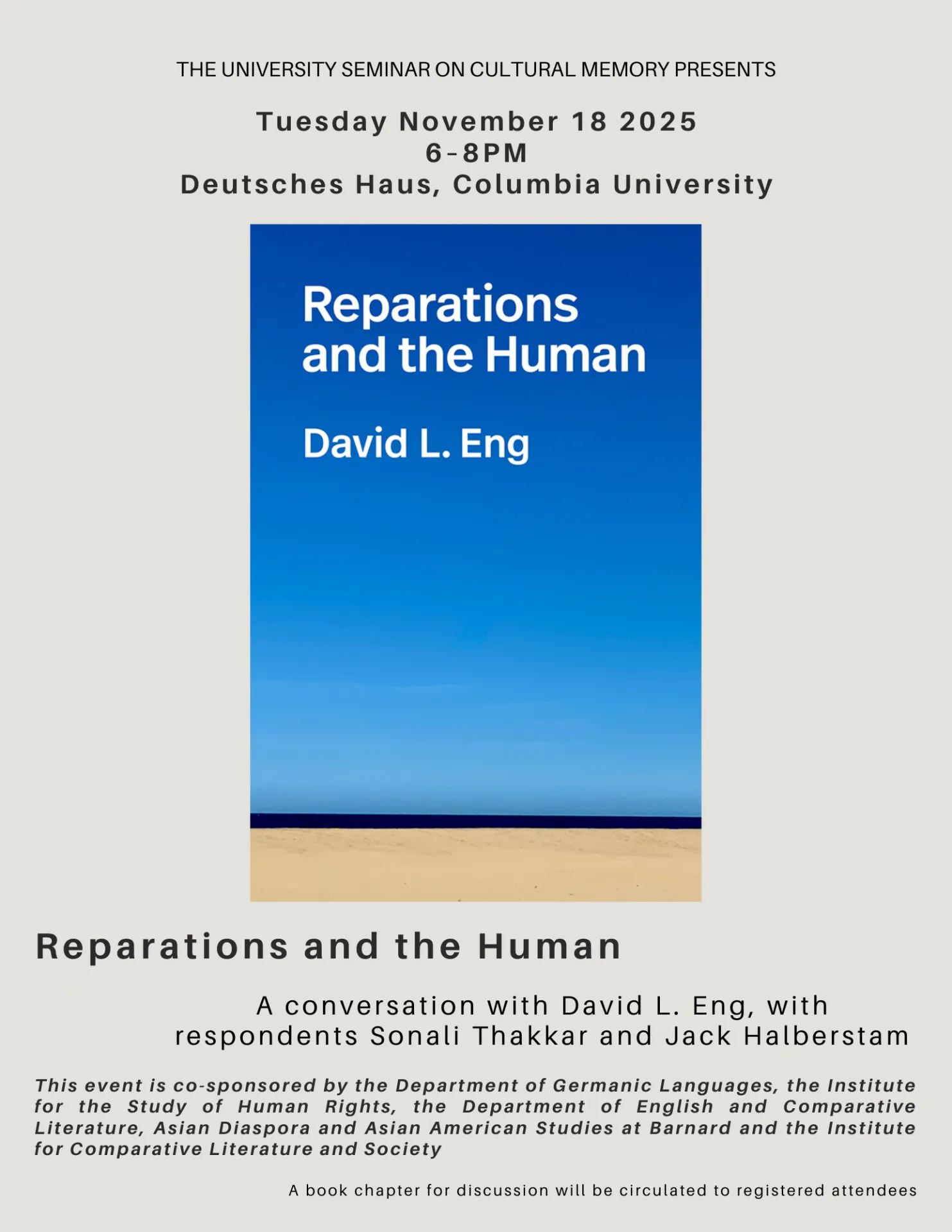 Reparations flyer