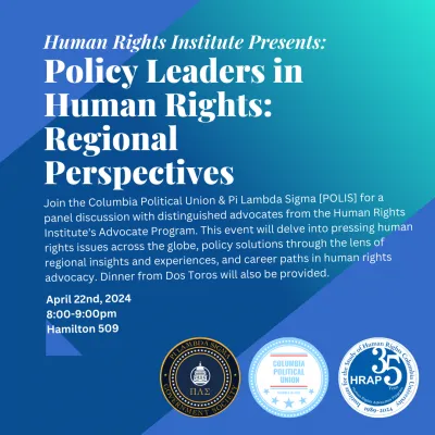 Policy Leaders in Human Rights: Regional Perspectives