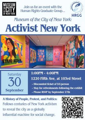 HRGG Visits the Museum of the City of New York: Activist New York