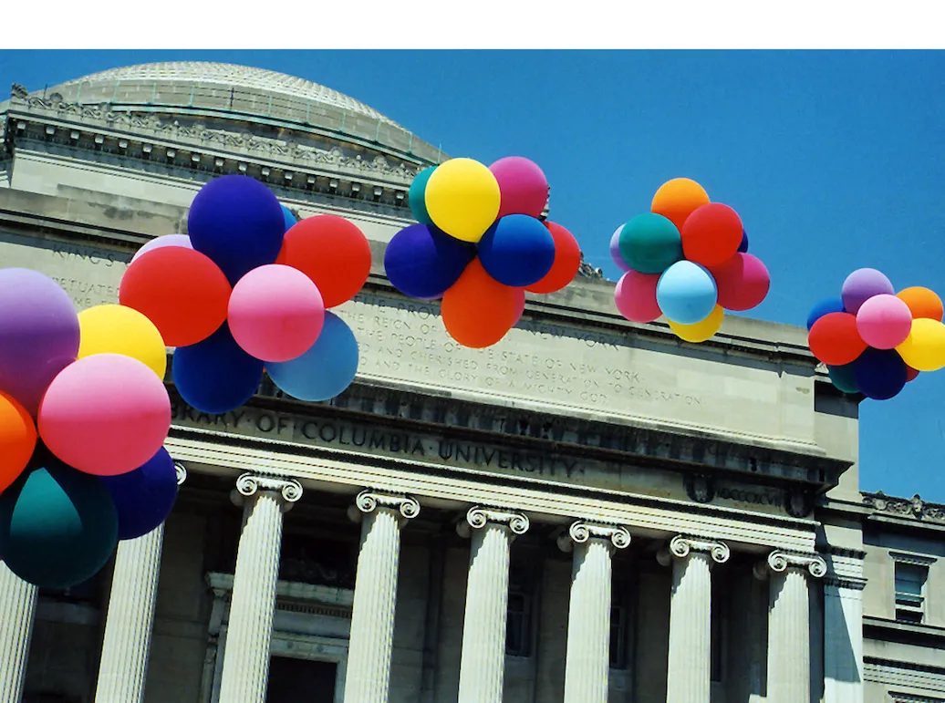 Balloons over Low Library